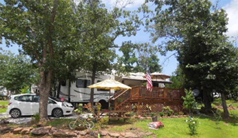 Make your RV a Lake Cabin at Meadow Park